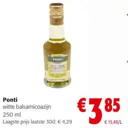 Colruyt Ponti witte balsamicoazijn aanbieding