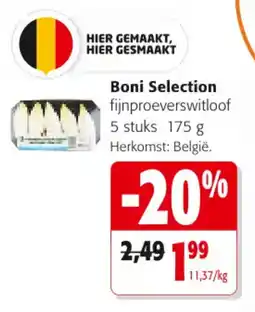 Colruyt Boni Selection fijnproeverswitloof aanbieding