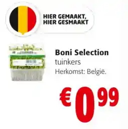 Colruyt Boni Selection Tuinkers aanbieding