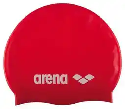 Decathlon ARENA Classic Silicone RED-WHITE TU aanbieding