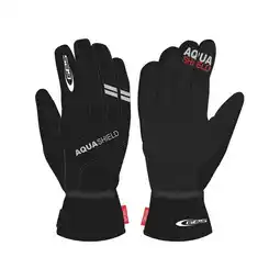 Decathlon Winter fietshandschoen Ges aquashield waterdicht zwart aanbieding