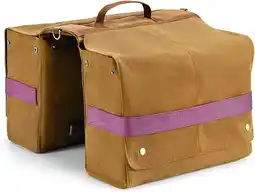 Decathlon Fiets dubbele achterbank opbergtas verwijderbare bagagedrager 27L aanbieding