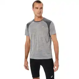 Decathlon T Shirts Overhemden Heren - ASICS Road SS Top - Grey aanbieding