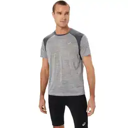 Decathlon T Shirts Overhemden Heren - ASICS Road SS Top - Grey aanbieding