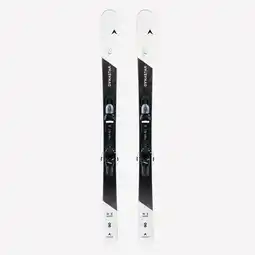 Decathlon Freeride ski's met bindingen (XPress 10) voor volwassenen M-Free 90 zwart wit aanbieding