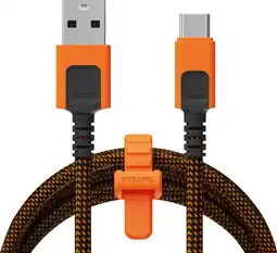 Decathlon Xtorm Xtreme USB naar USB-C Kabel - 1,5 meter - Oranje aanbieding