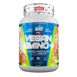 Decathlon Real Vegan Amino+ - 1 kg banaan en gezouten karamelstukjes BIG aanbieding