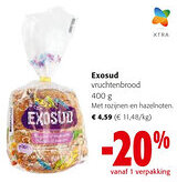 Colruyt Exosud Vruchtenbrood aanbieding