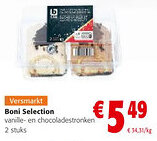 Colruyt Boni Selection Vanille en Chocoladestronken aanbieding