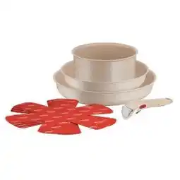 Electro Depot TEFAL Ingenio Delight 8-delige pannenset crème aanbieding