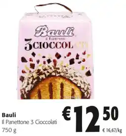 Colruyt Bauli Il Panettone 3 Cioccolati aanbieding