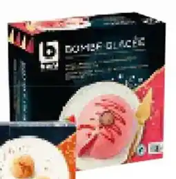 Colruyt Bombe Glacée Vanilleroomijs-frambozensorbet en Ruby-chocolade aanbieding