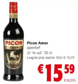 Colruyt Picon Amer aperitief 21% aanbieding
