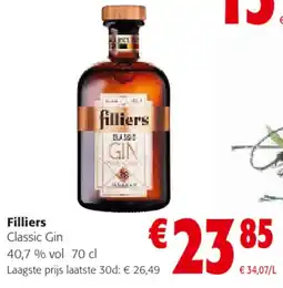 Colruyt Filliers Classic Gin 40,7 % vol aanbieding