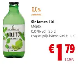 Colruyt Sir James 101 Mojito 0,0% vol aanbieding