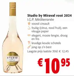 Colruyt Studio by Miraval rosé 2024 aanbieding