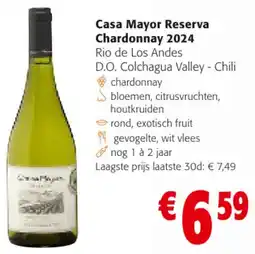 Colruyt Casa Mayor Reserva Chardonnay 2024 aanbieding