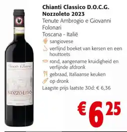 Colruyt Chianti Classico D.O.C.G. Nozzoleto 2023 aanbieding