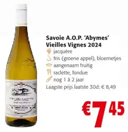 Colruyt Savoie A.O.P. Abymes Vieilles Vignes 2024 aanbieding