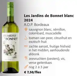 Colruyt Les Jardins de Bonnet blanc 2024 aanbieding