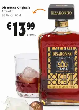 Colruyt Disaronno Originale Amaretto 28 % vol aanbieding
