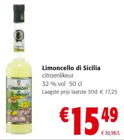 Colruyt Limoncello di Sicilia Citroenlikeur 32 % vol aanbieding