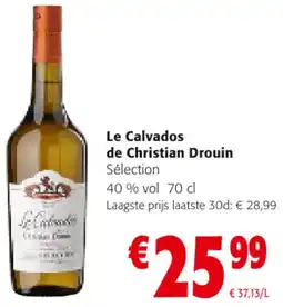 Colruyt de Christian Drouin Sélection 40 % vol aanbieding
