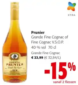 Colruyt Prunier Grande Fine Cognac 40 % vol aanbieding
