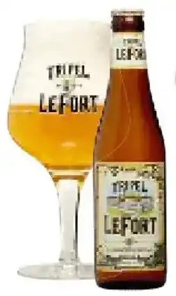 Colruyt LeFort sterk donker bier 10% vol aanbieding