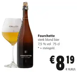 Colruyt Fourchette sterk blond bier 7,5 % vol aanbieding