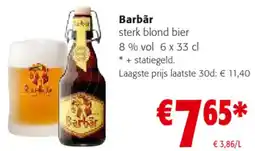 Colruyt Barbar Sterk Blond Bier 8% vol aanbieding