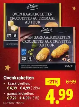 Lidl Deluxe Ovenkroketten aanbieding