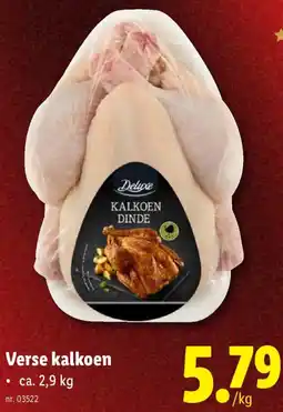 Lidl Verse Kalkoen aanbieding