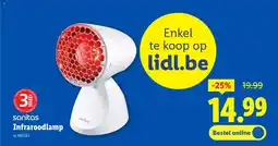 Lidl Sanitas Infraroodlamp aanbieding