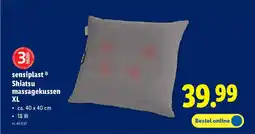 Lidl Sensiplast Shiatsu Massagekussen XL aanbieding