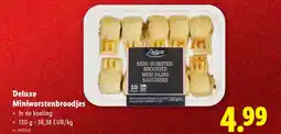 Lidl Deluxe Miniworstenbroodjes aanbieding