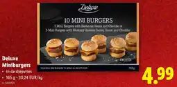 Lidl Deluxe Miniburgers aanbieding