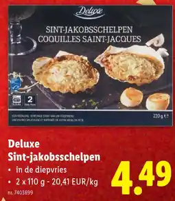 Lidl Deluxe Sint-jakobsschelpen aanbieding