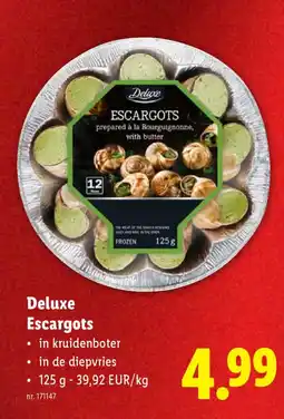Lidl Deluxe Escargots aanbieding
