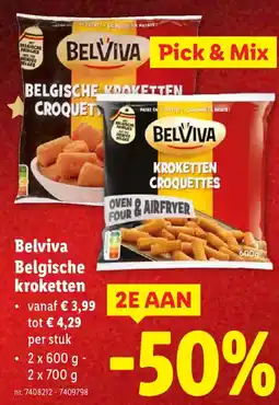 Lidl Belviva Belgische kroketten aanbieding