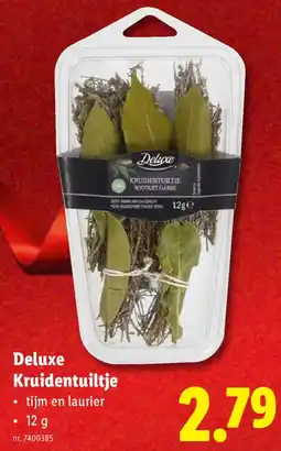 Lidl Deluxe Kruidentuiltje aanbieding