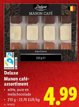 Lidl Deluxe Manon café assortiment aanbieding