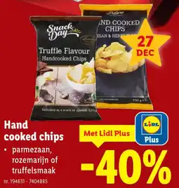 Lidl Hand Cooked Chips aanbieding