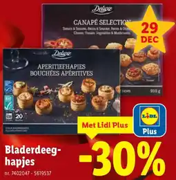 Lidl Bladerdeeghapjes aanbieding
