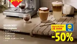 Lidl Silvercrest Thermoglazen aanbieding