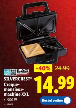 Lidl Silvercrest Croque Monsieur Machine XXL aanbieding