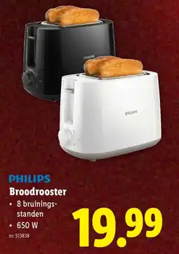 Lidl Philips Broodrooster aanbieding