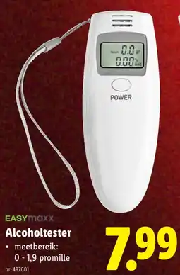 Lidl EasyMaxx Alcoholtester aanbieding