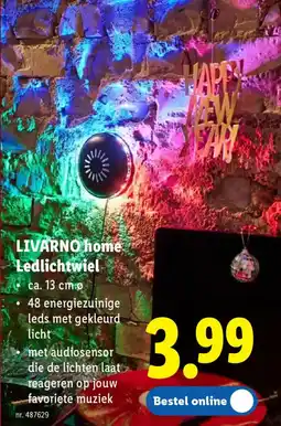 Lidl Livarno Home Ledlichtwiel aanbieding