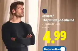 Lidl Esmara Thermisch onderhemd aanbieding